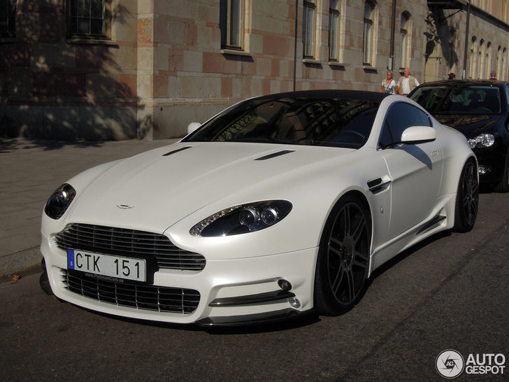 Stockholm gaat hard: Mansory V8 Vantage gespot
