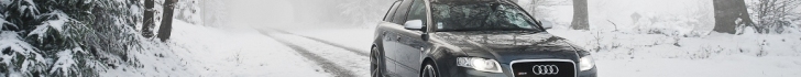 Servizio fotografico: Audi RS4 B7 Avant sulla neve