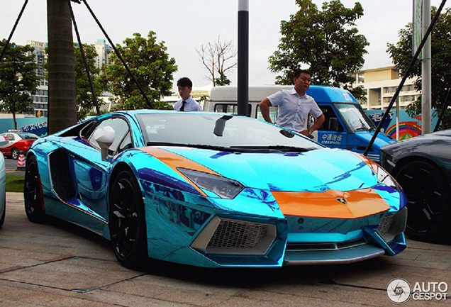 Can't be too crazy in China: check out this Aventador LP700-4!