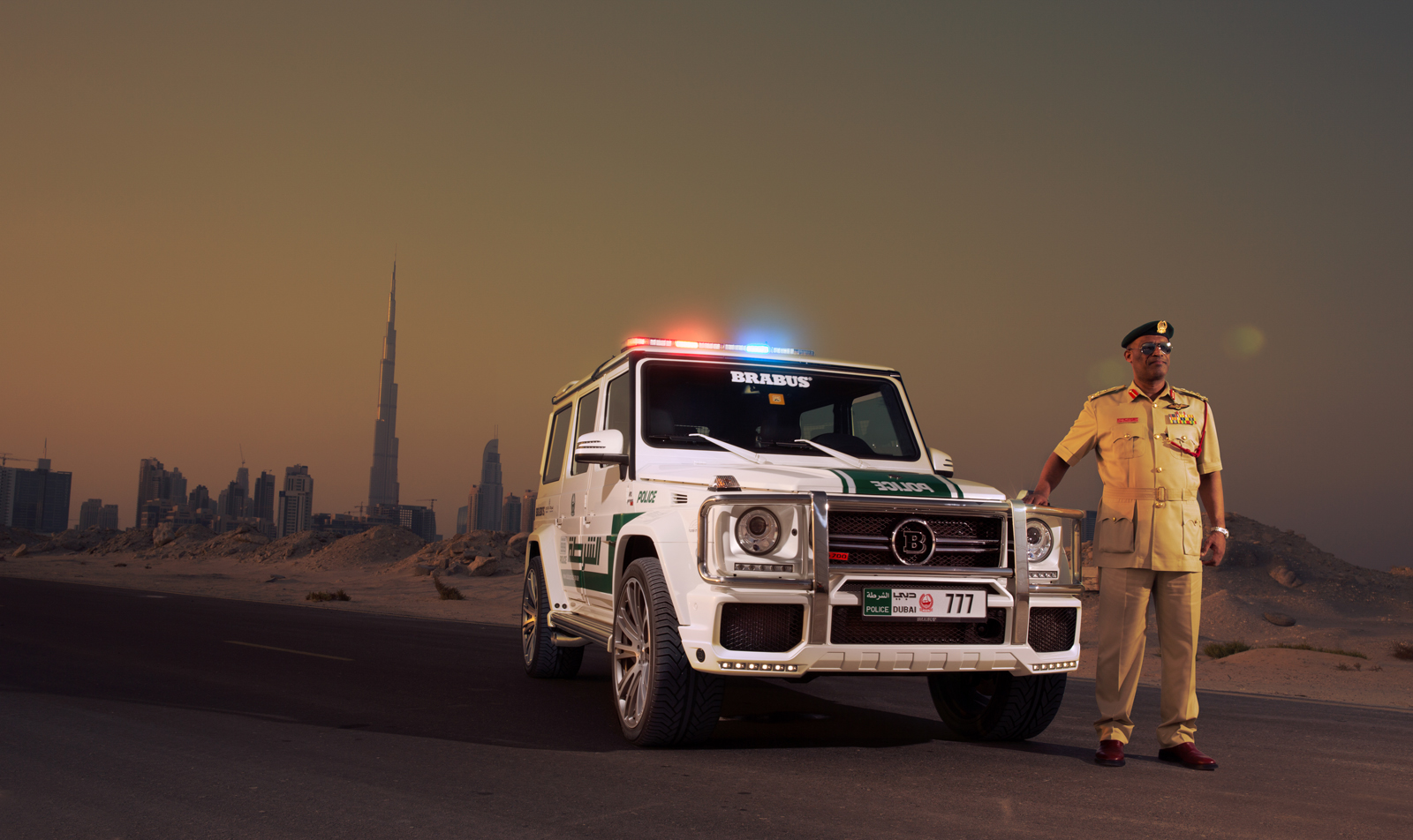 Brabus onthult de G 63 AMG B63S 700 Widestar 'Dubai Police'