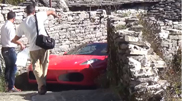 How to fit your F430 into a narrow street!