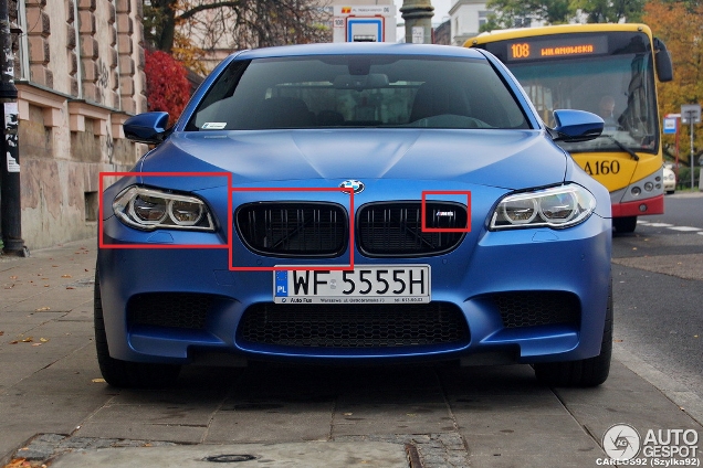 Auto's herkennen: BMW M5