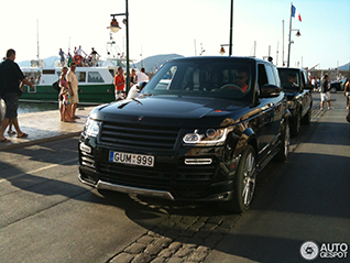 Mansory Range Rover is op zijn plek in Saint-Tropez