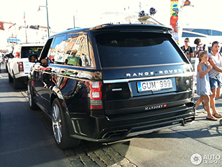 Mansory Range Rover is op zijn plek in Saint-Tropez