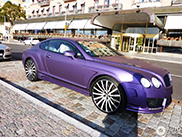 Purple Mansory stands out in Stockholm
