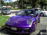 入镜: 独特紫色保时捷 997 Turbo MkII