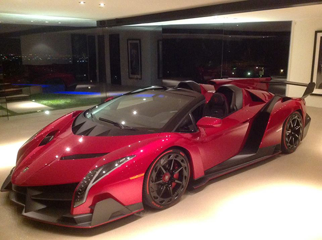 Eerste Lamborghini Veneno Roadster te vinden in Beverly Hills