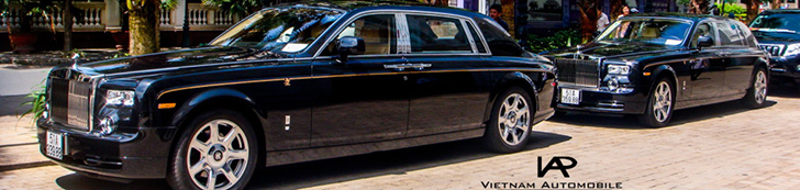 Three luxurious limousines spotted in Ho Chi Minh City