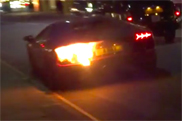 Película: Las llamas de un Lamborghini Aventador LP700-4 
