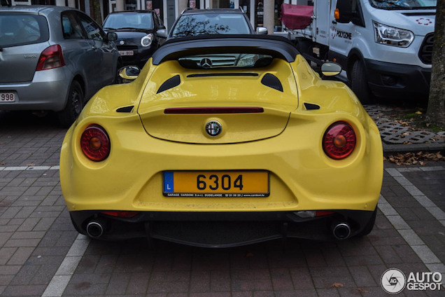 Alfa Romeo 4C Spider is lekkerder dan bastognekoeken