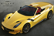 Rendering: Ferrari F12tdf Aperta Milano