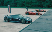 Movie: hypercar shootout, which car is the fastest?