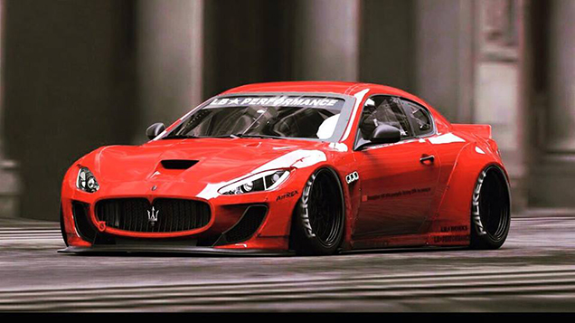 Liberty Walk heeft Maserati GranTurismo in het vizier