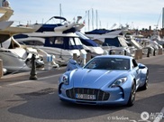 Baby blue Aston Martin One-77 never bores us