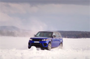 Video: Silverstone aus Eis ist die Domäne des Range Rover SVR
