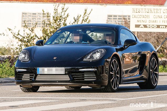 Spyshots: vernieuwde Porsche Cayman