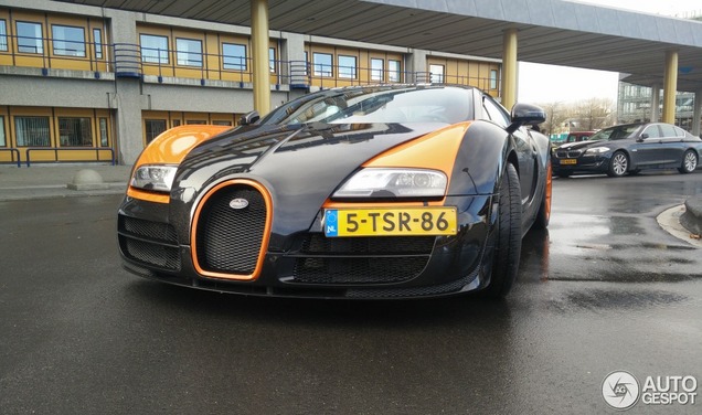 Spot van de dag: Bugatti Veyron WRC in Leiden