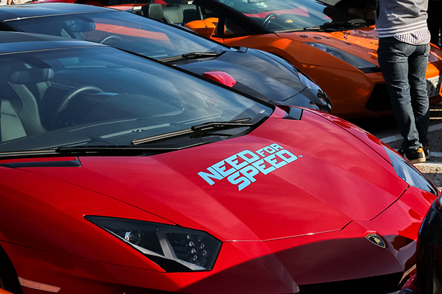 Touring Lamborghini in Tokyo brengt mooie club samen