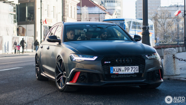 Deze Audi RS6 heeft wat extra's