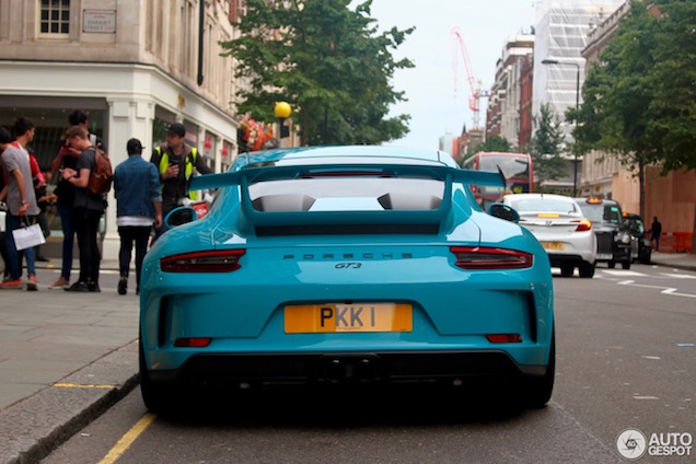 Porsche 991 GT3 MKII maakt indruk in Londen