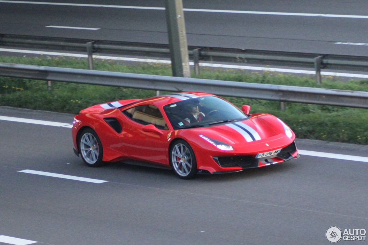 Eerste Ferrari 488 Pista in België gesignaleerd