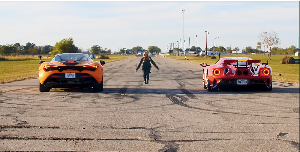 Filmpje: McLaren 720S neemt het op tegen Ford GT