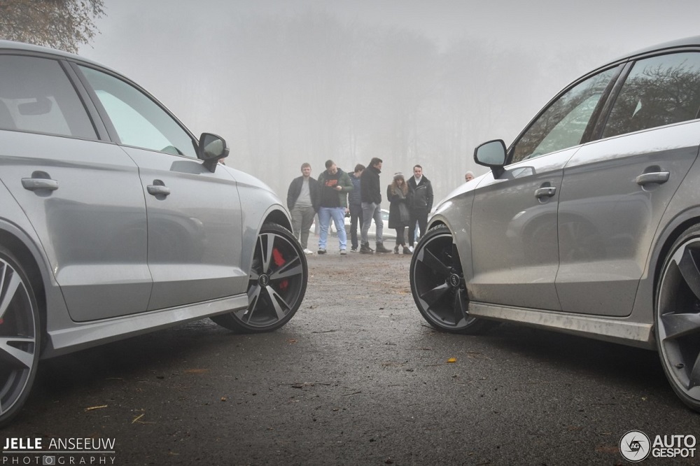 Zoek de verschillen: 2x Audi RS3 Sedan
