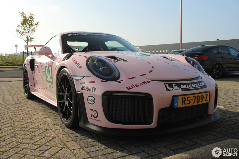 Spot van de dag: Porsche 991 GT2 RS geeft ode aan Pink Pig Porsche 917