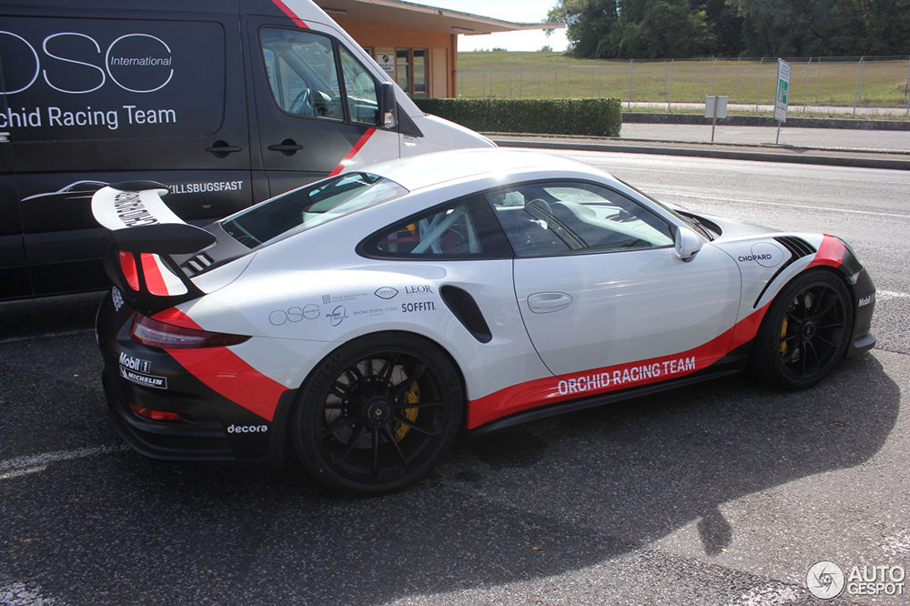 Gespot: Porsche 991 GT3 RS met stoere race livery
