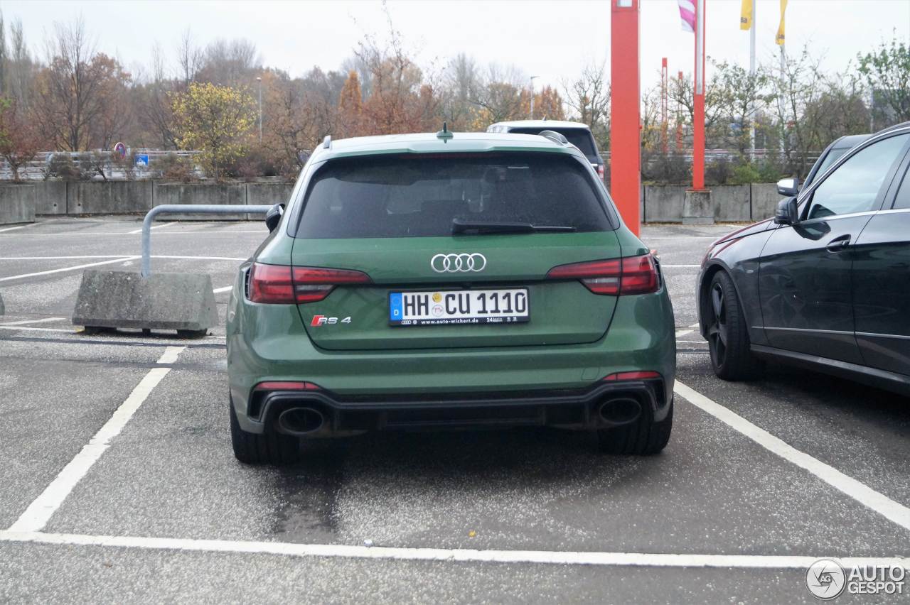 Groen maakt de Audi RS4 Avant lekker opvallend