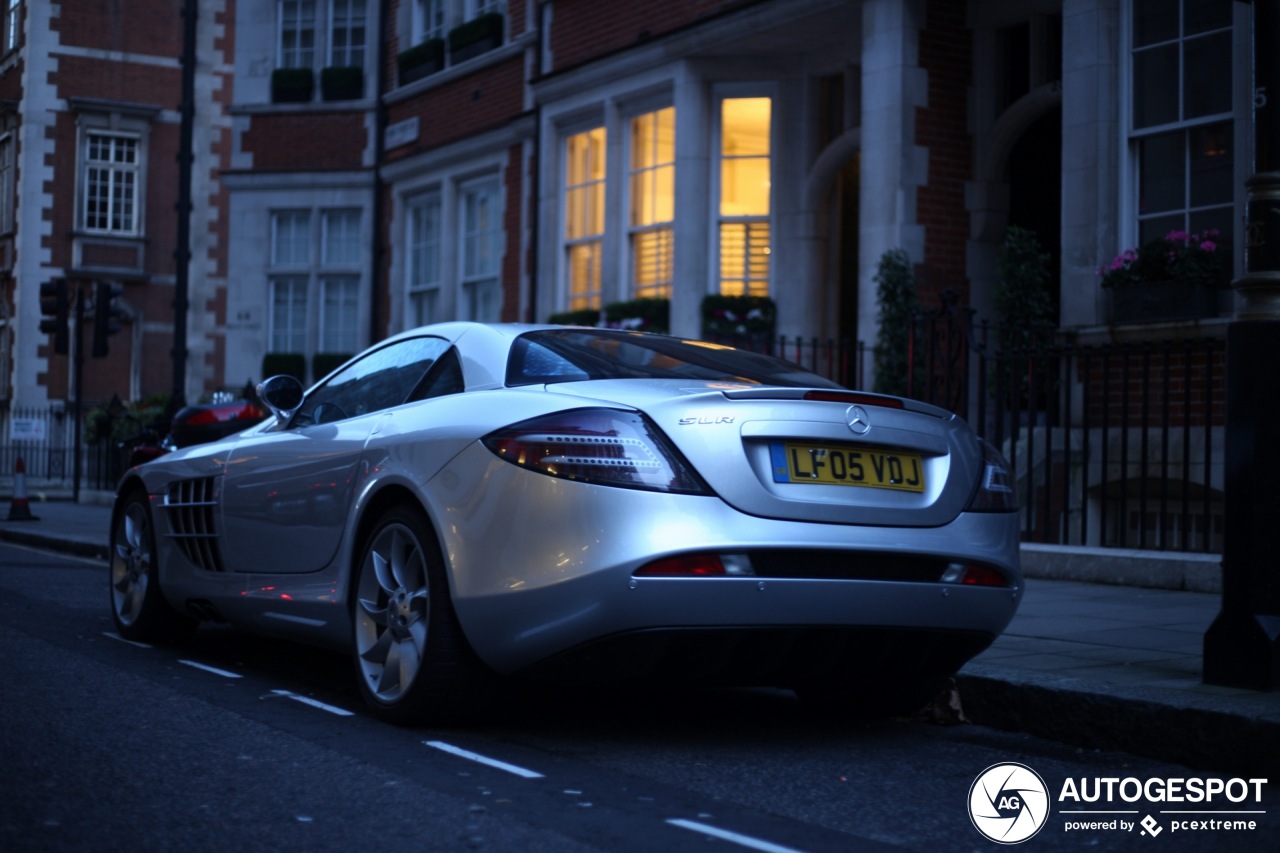 Mercedes-Benz SLR McLaren past perfect in Londen