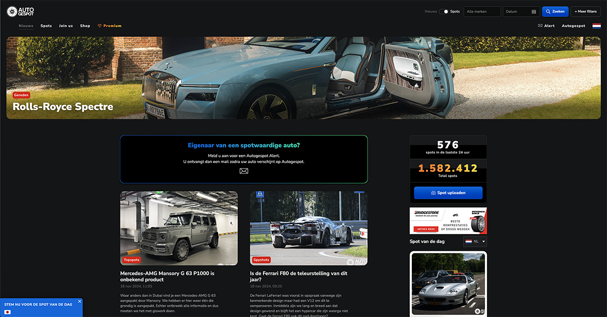 Site nieuws: nieuwe functie en kleine updates