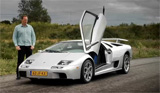 Filmpje: Lamborghini Diablo replica in Nederland