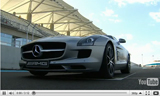 Filmpje: Nico Rosberg rijdt met Mercedes-Benz SLS AMG