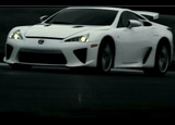 Filmpje: flitsende commercial van Lexus LF-A