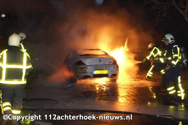 BMW M6 G-Power gaat in vlammen op