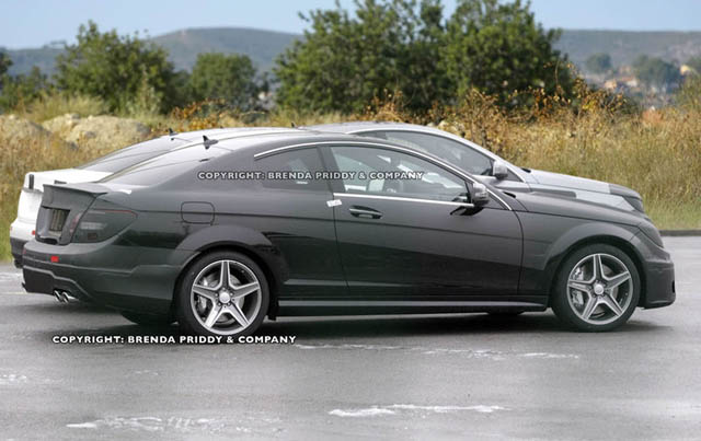 Spyshots: Mercedes-Benz C 63 AMG Coupé