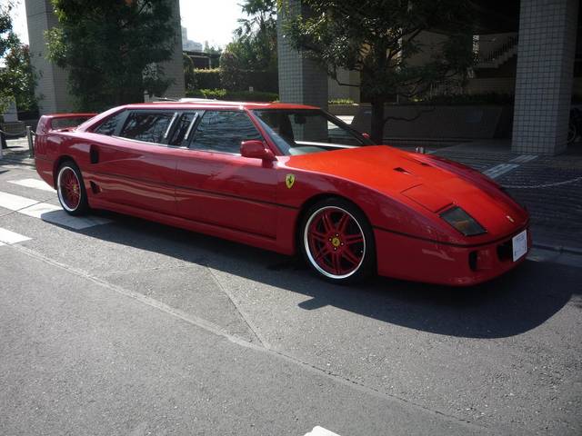 Opmerkelijk: Ferrari F40 replica limousine