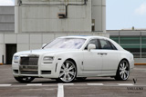 Goede mix: Rolls-Royce Mansory Ghost met Vellano velgen