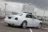 Goede mix: Rolls-Royce Mansory Ghost met Vellano velgen