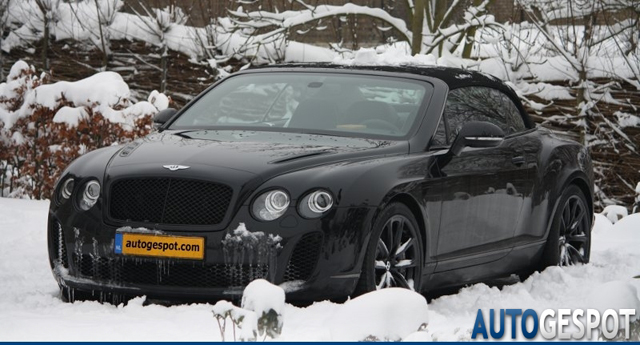 Gespot: eerste Bentley Continental Supersports Convertible op Nederlands kenteken
