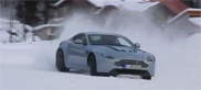 Filmpje: Aston Martin on ice 