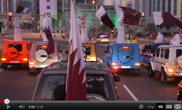 Filmpje: Qatar laat liefde voor auto's zien in feestelijke parade
