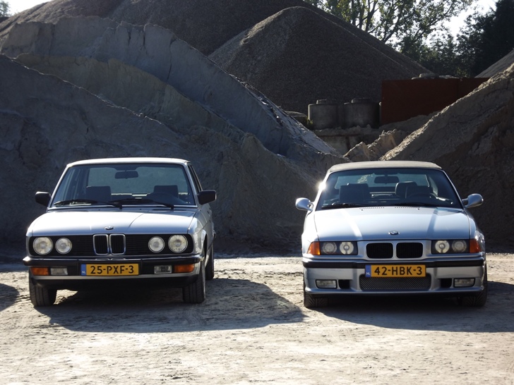 Fotoshoot: vier verschillende BMW's