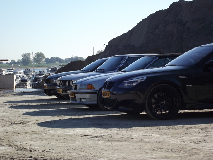 Fotoshoot: vier verschillende BMW's