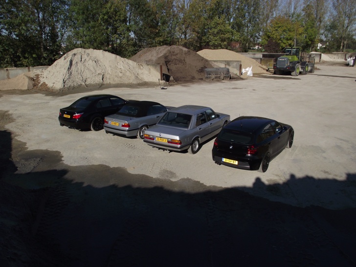 Fotoshoot: vier verschillende BMW's