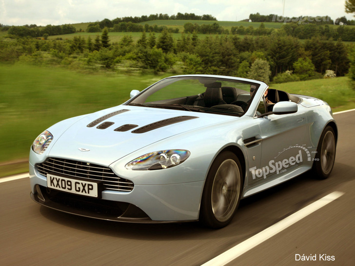 Rendering: Aston Martin V12 Vantage Roadster