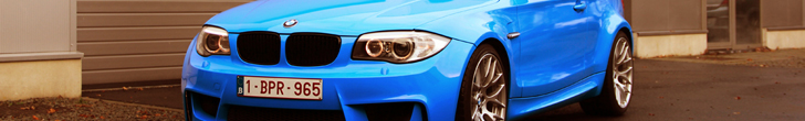 Stickysigns maakt BMW 1 Series M Coupé Intense Blue