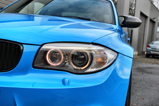 Stickysigns maakt BMW 1 Serie M Coupé Intense Blue