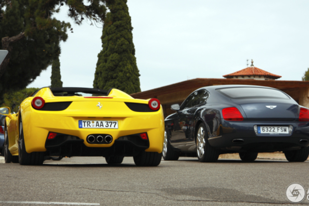 Avistamiento del día: Ferrari 458 Spider